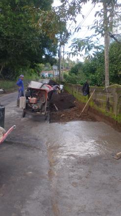Pemerintah Desa Tajun melaksanakan Program Padat Karya Tunai Desa (PKTD)